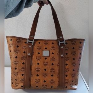 MCM Tote With Coin Pouch And COA